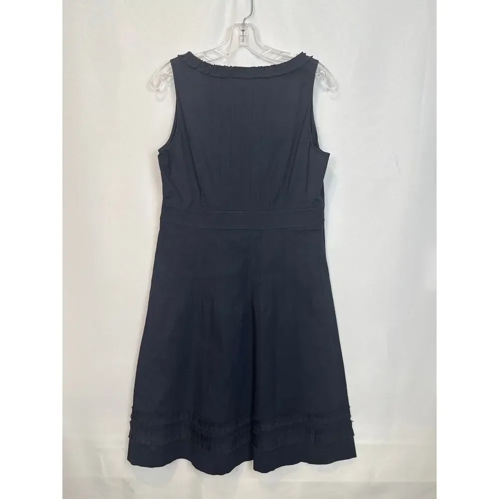 Tory Burch Black Sheath Dress Sz 12  Sleeveless